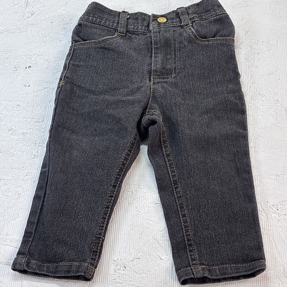 Coogi Toddler Baby Jeans Medium Wash Embroidered Logo Size 6-9 Months Y2K